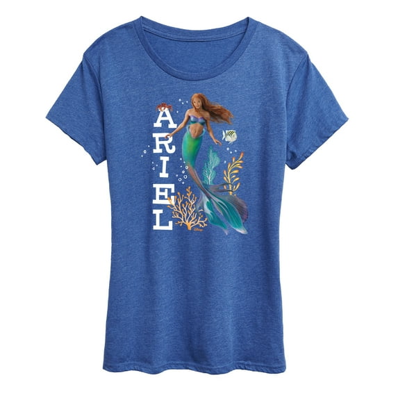 Disney - Ariel in Water - Women's Short Sleeve Graphic T-Shirt