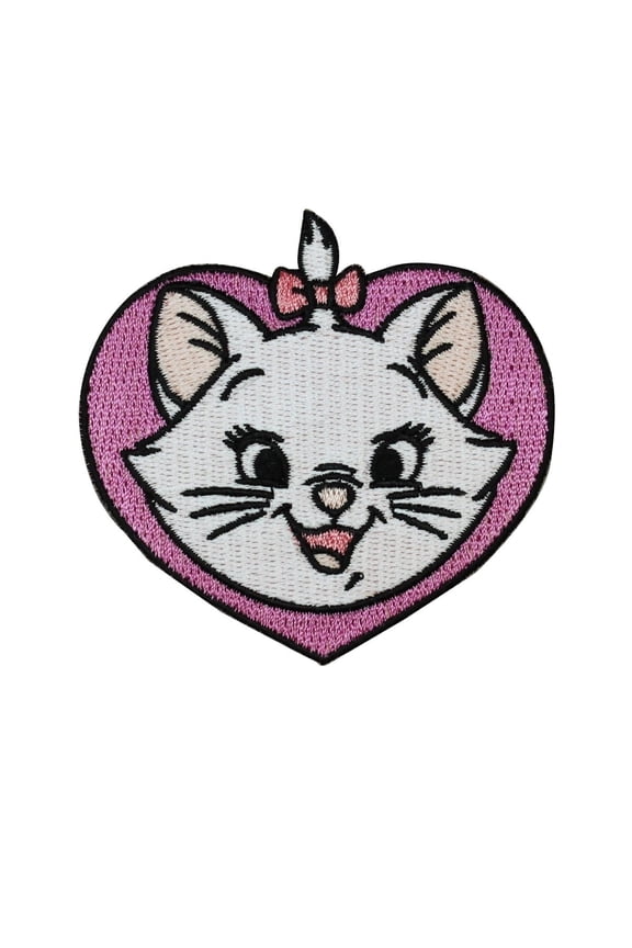 Disney Aristocats Cute Kitten Marie Iron-On Patch Girl Craft Accessory Applique
