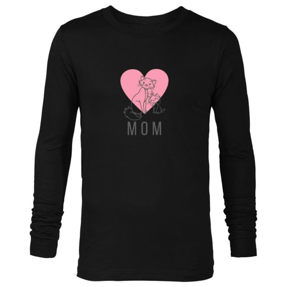 Disney Aristocats Duchess and Marie Mothers Day - Long Sleeve T-Shirt for Men - Customized-Black