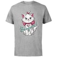 thumbnail image 1 of Disney Aristocats Marie Bonjour - Short Sleeve Cotton T-Shirt for Adults -Customized-Athletic Heather, 1 of 5