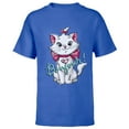 thumbnail image 1 of Disney Aristocats Marie Bonjour - Short Sleeve T-Shirt for Kids -Customized-Royal, 1 of 5