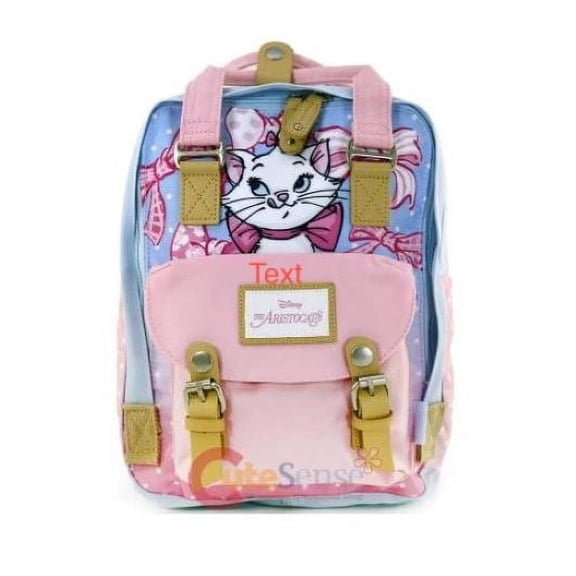 Disney Aristocats Marie Deluxe Nylon 12" Mini Backpack / Daypack
