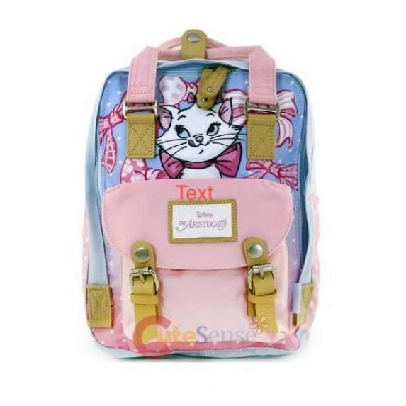 Disney Aristocats Marie Deluxe Nylon 12" Mini Backpack / Daypack