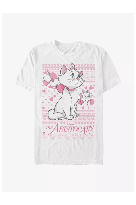 Disney Aristocats Marie Holiday Sweater Pattern T Shirt