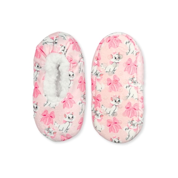 Disney Aristocats Marie Toddler Girl Fuzzy Babba Slipper Socks, 1-Pack, Sizes 3T-4T