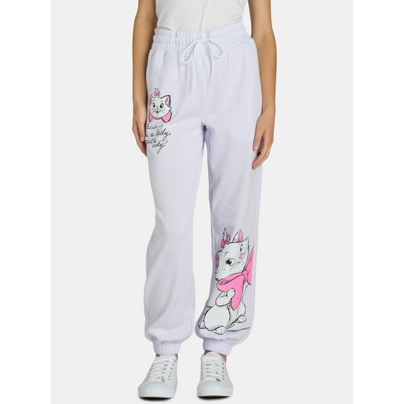 Disney Aristocats Women's Graphic Lady Marie Joggers