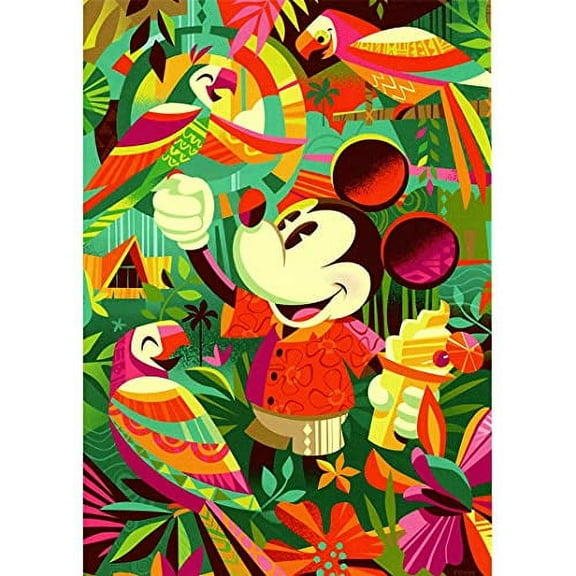 Disney Artist Aloha Mickey by Jeff Granito Postcard