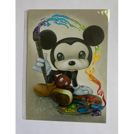 Disney Artist Mickey by Jasmine Becket Griffith Postcard Wonderground New