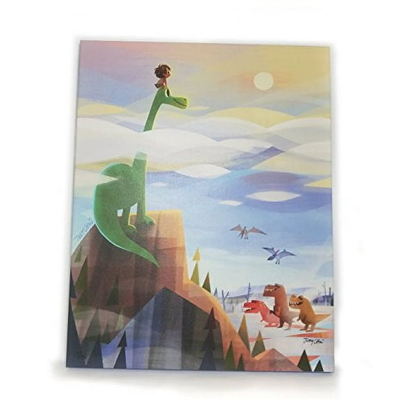 Disney Artist canvas Print - Joey Chou - The Good Dinosaur - A New World Of Adventure SIGNED