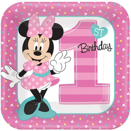 Disney Assorted Colors Animation Paper Party Supply Sets, (8 Pieces) 9.0"