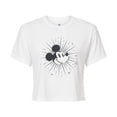 thumbnail image 1 of Disney - Astro Mickey  - Juniors Cropped Cotton Blend T-Shirt, 1 of 5