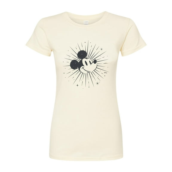 Disney - Astro Mickey  - Juniors Fitted Graphic T-Shirt