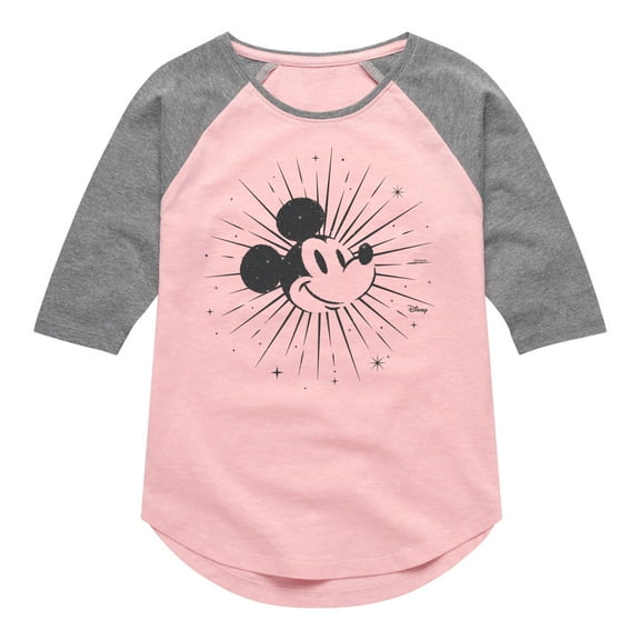 Disney - Astro Mickey - Toddler & Youth Girls Raglan Graphic T-Shirt
