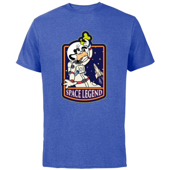 Disney Astronaut Goofy Space Legend - Short Sleeve Cotton T-Shirt for Adults - Customized-Royal Heather