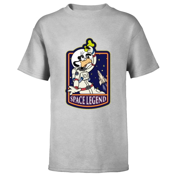 Disney Astronaut Goofy Space Legend - Short Sleeve T-Shirt for Kids - Customized-Athletic Heather