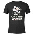 thumbnail image 1 of Disney Astronaut Mickey Mouse Out of This World - Short Sleeve Blended T-Shirt for Adults - Customized-Black, 1 of 5
