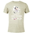 thumbnail image 1 of Disney Astronaut Mickey Mouse Out of This World - Short Sleeve Blended T-Shirt for Adults - Customized-Yellow, 1 of 5