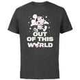 thumbnail image 1 of Disney Astronaut Mickey Mouse Out of This World - Short Sleeve Cotton T-Shirt for Adults - Customized-Charcoal, 1 of 5