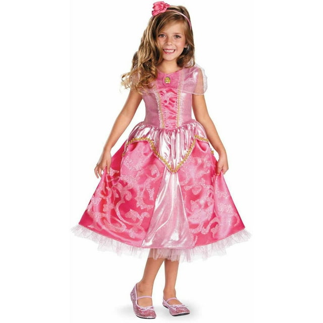 Disney Aurora Deluxe Sparkle Girls' Child Halloween Costume - Walmart.com