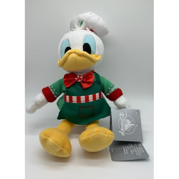 Disney Authentic Shanghai Resort Christmas Donald Chef Plush New with Tag