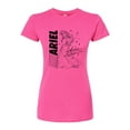 thumbnail image 1 of Disney - Autograph Ariel  - Juniors Fitted Graphic T-Shirt, 1 of 4