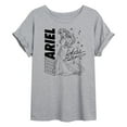 thumbnail image 1 of Disney - Autograph Ariel  - Juniors Ideal Flowy Muscle T-Shirt, 1 of 4