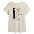thumbnail image 1 of Disney - Autograph Aurora  - Juniors Ideal Flowy Muscle T-Shirt, 1 of 4