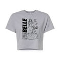 thumbnail image 1 of Disney - Autograph Belle  - Juniors Cropped Cotton Blend T-Shirt, 1 of 4