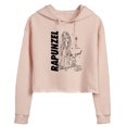 thumbnail image 1 of Disney - Autograph Rapunzel  - Juniors Cropped Pullover Hoodie, 1 of 4