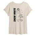thumbnail image 1 of Disney - Autograph Snow White  - Juniors Ideal Flowy Muscle T-Shirt, 1 of 4