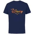 thumbnail image 1 of Disney Autumn Fill Logo Fall Vacation Family Trip 2024 - Short Sleeve Cotton T-Shirt for Adults - Customized-Navy, 1 of 5