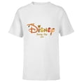 thumbnail image 1 of Disney Autumn Fill Logo Fall Vacation Family Trip 2024 - Short Sleeve T-Shirt for Kids - Customized-White, 1 of 5