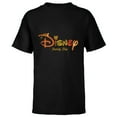 thumbnail image 1 of Disney Autumn Fill Logo Fall Vacation Family Trip - Short Sleeve T-Shirt for Kids - Customized-Black, 1 of 5