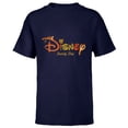 thumbnail image 1 of Disney Autumn Fill Logo Fall Vacation Family Trip - Short Sleeve T-Shirt for Kids - Customized-Navy, 1 of 5