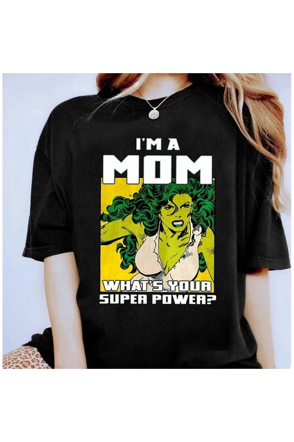 Disney Avengers The Hulk Super Heroes Awesome Shield Im A Mom T-shirt