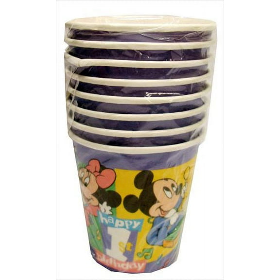 Disney Babies 'Happy 1st Birthday' 9oz Paper Cups (8ct)