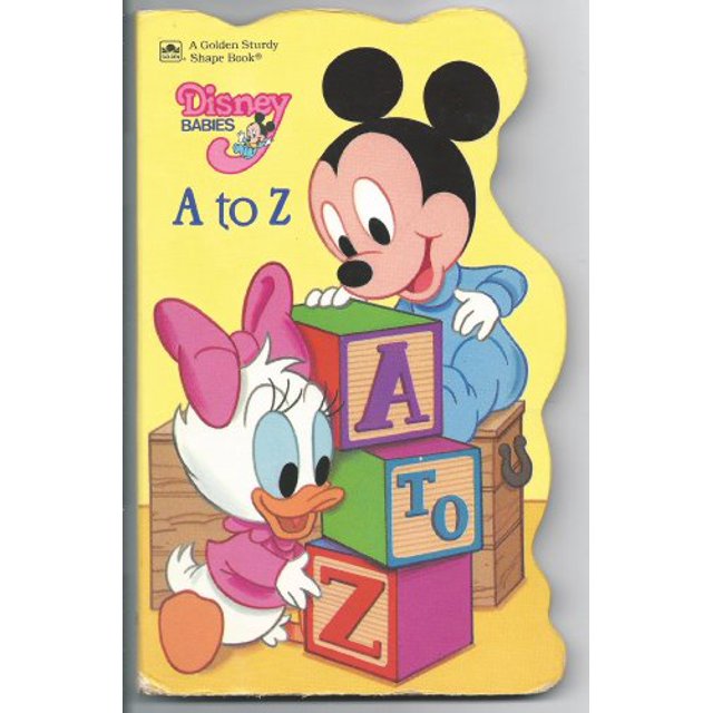 PreOwned Disney Babies a to Z Golden Books Board Book Margo Lundell