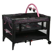 Disney Baby 3D Ultra Baby Play Yard with Bassinet and Toy Bar, Modern Minnie