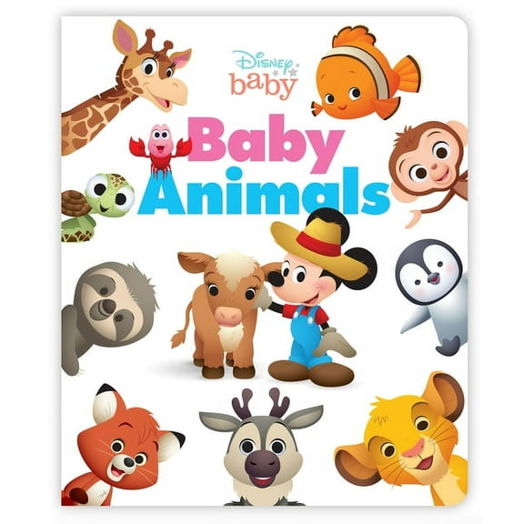 Disney Baby: Baby Animals, (Board Book)