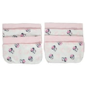 Disney Baby Big Girls 8-Pack Minnie Mouse Washcloths Set - Pink/Multi, one Size