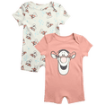 thumbnail image 1 of Disney Baby Boys Romper - 2 Pack Tiger Pooh Mickey Mouse Short Sleeve Bodysuit for Boys (Newborn/Infant), 1 of 7