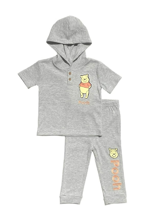 Baby Boys' Winnie the Pooh Hooded Top and Pants Set, Sizes 12-24M
