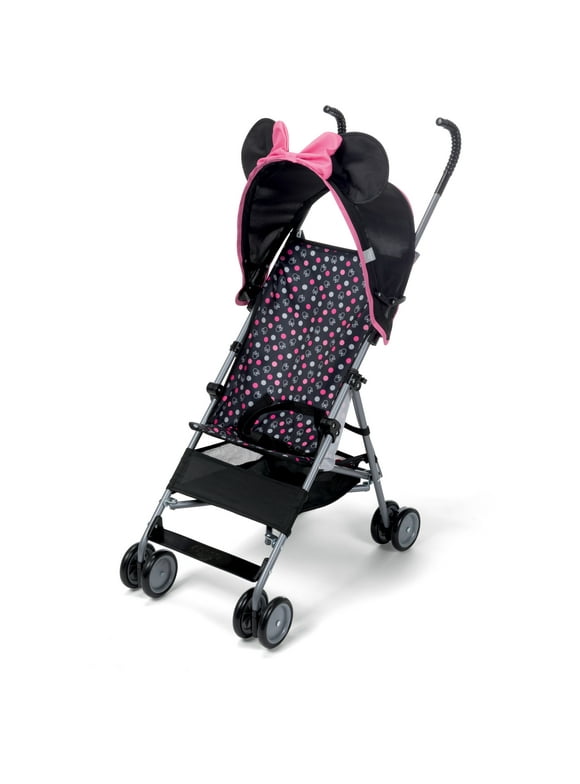 Disney Baby Comfort Height Character Umbrella Stroller with Basket, Modern Minnie