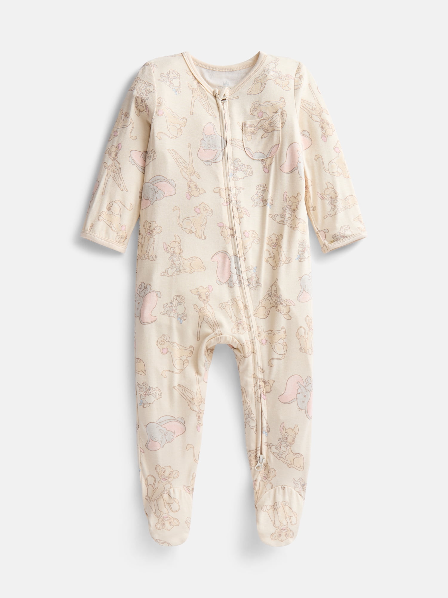Disney Baby Wishes + Dreams Classics Footed Sleep N Play, Sizes Preemie-6/9 Months