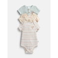 thumbnail image 1 of Disney Baby Wishes + Dreams Classics Bodysuits with Short Sleeves, 3-Pack, Sizes Newborn-18M, 1 of 10