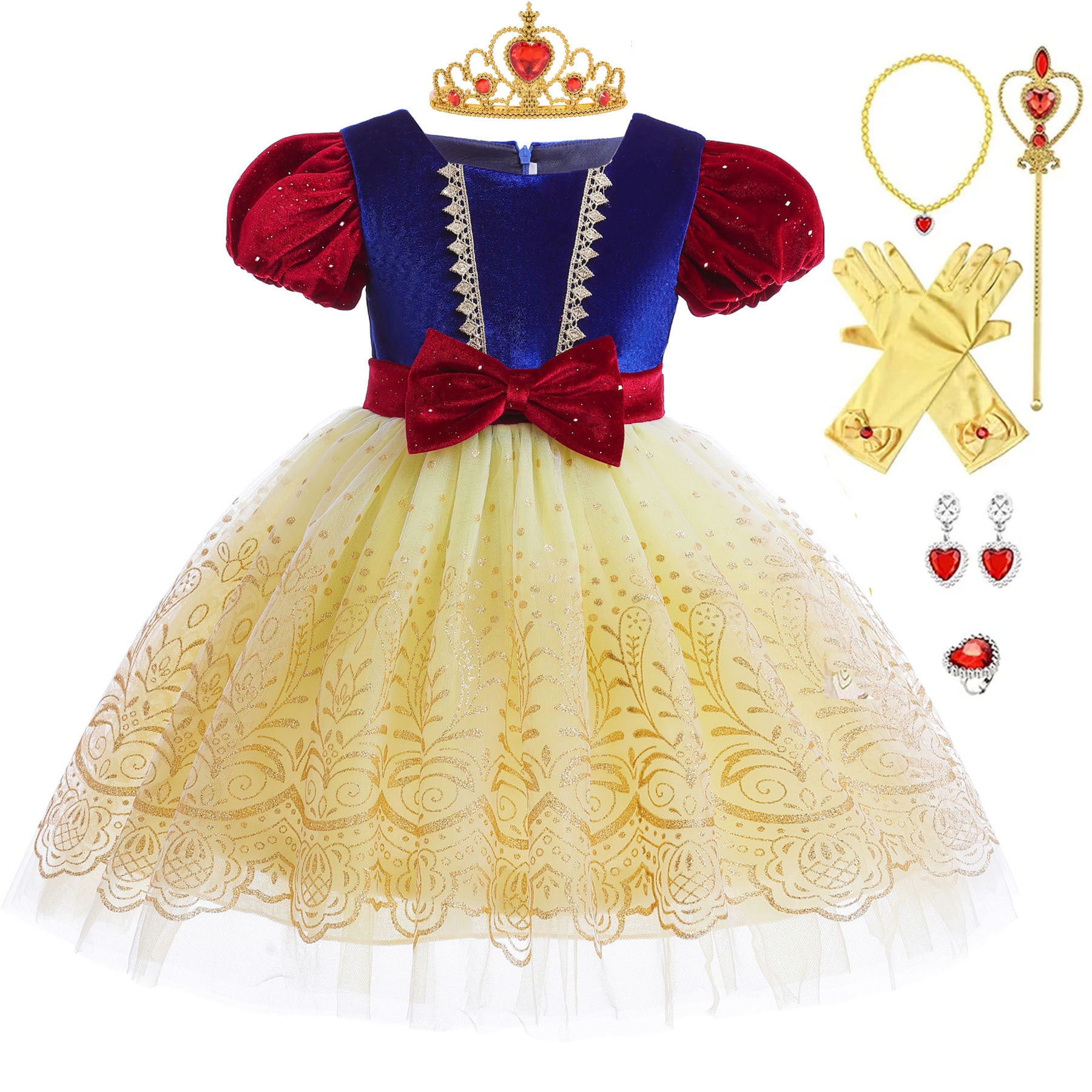 Disney Baby Disney Halloween Girls Snow White Princess Dress Halloween