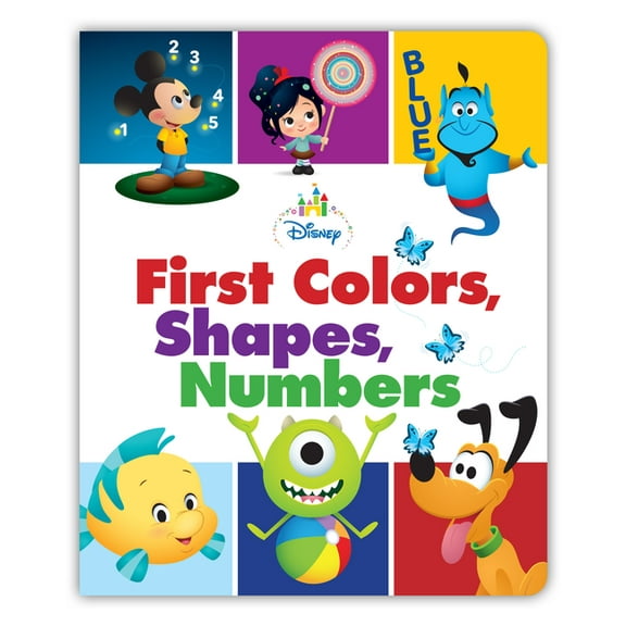 Disney Baby: First Colors, Shapes, Numbers by Disney Books Board Book,Children's Books(Board Book), English