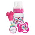 thumbnail image 1 of Disney Baby Girl Minnie Mouse 5 OZ Bottle, Rattle & Pacifier Gift Set FD51135, 1 of 5
