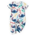 thumbnail image 1 of Disney Baby Girls Boys Romper Jumpsuit Stitch Graphic Infant Bodysuits Gifts Outfit 0/3-18 Months, 1 of 7