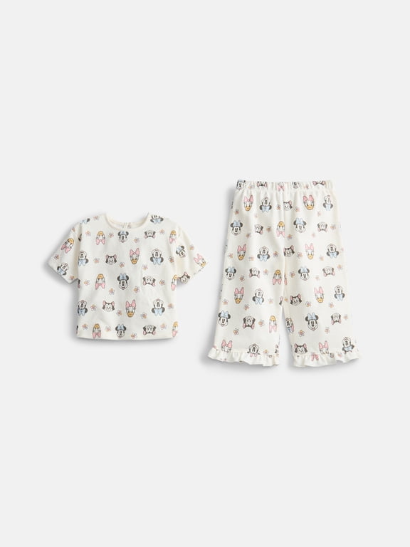 Baby Girls Graphic Tee and Pants Set, 2-Piece, Sizes 0M-24M